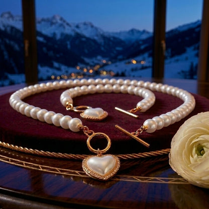 Conjunto Urban Pearl & Heart "Eternal Grace"
