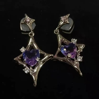 Pendientes Dulces Morados