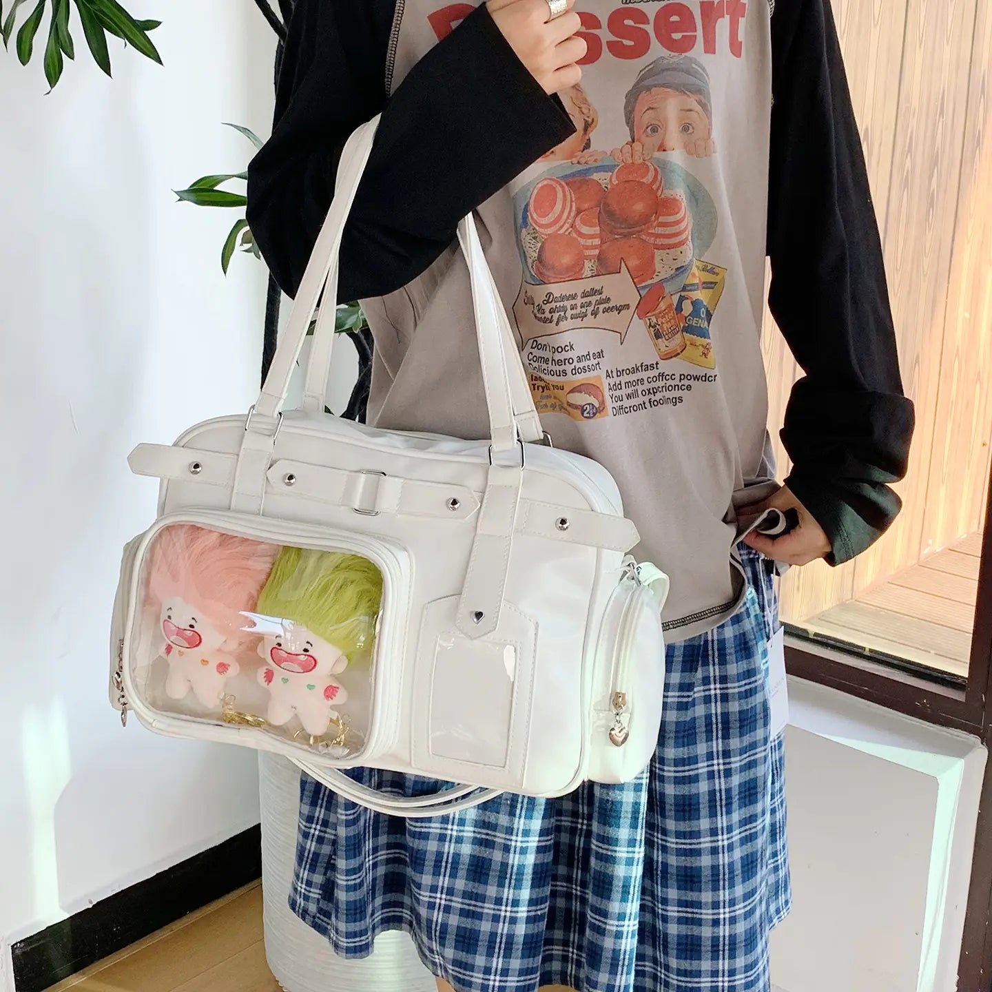 Bolso Tote Universitario Estilo JK Bow